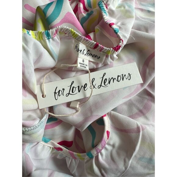 NWT FOR LOVE & LEMONS PALMER MAXI DRESS SIZE S $269 - Picture 16 of 16